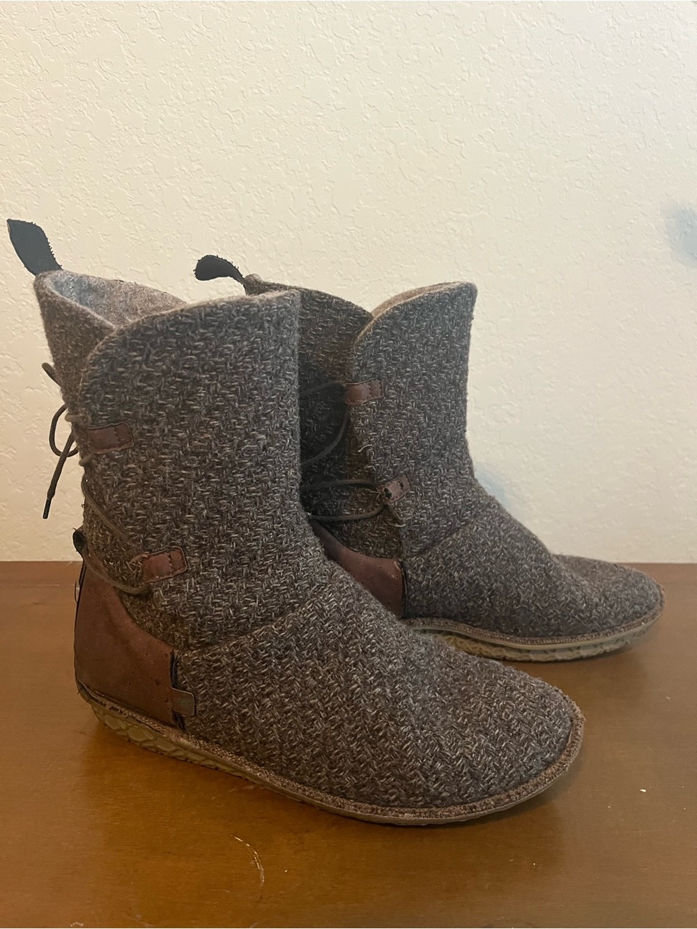 Po-Zu Piper Women’s Boots Wool Tweed 42 11 Rey Boots Star Wars TFA Force Awakens